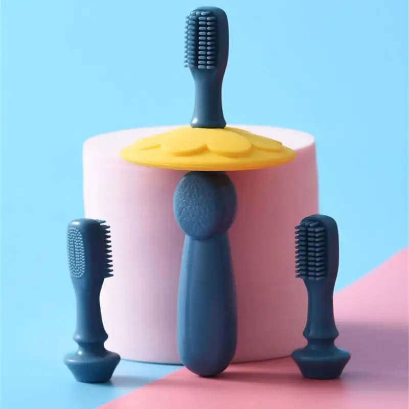 Infant Toothbrush Soft And Comfortable Clean And Safe For Kids Children's Gift Baby Silicone Toothbrush Food-grade Silicone baby toothbrush