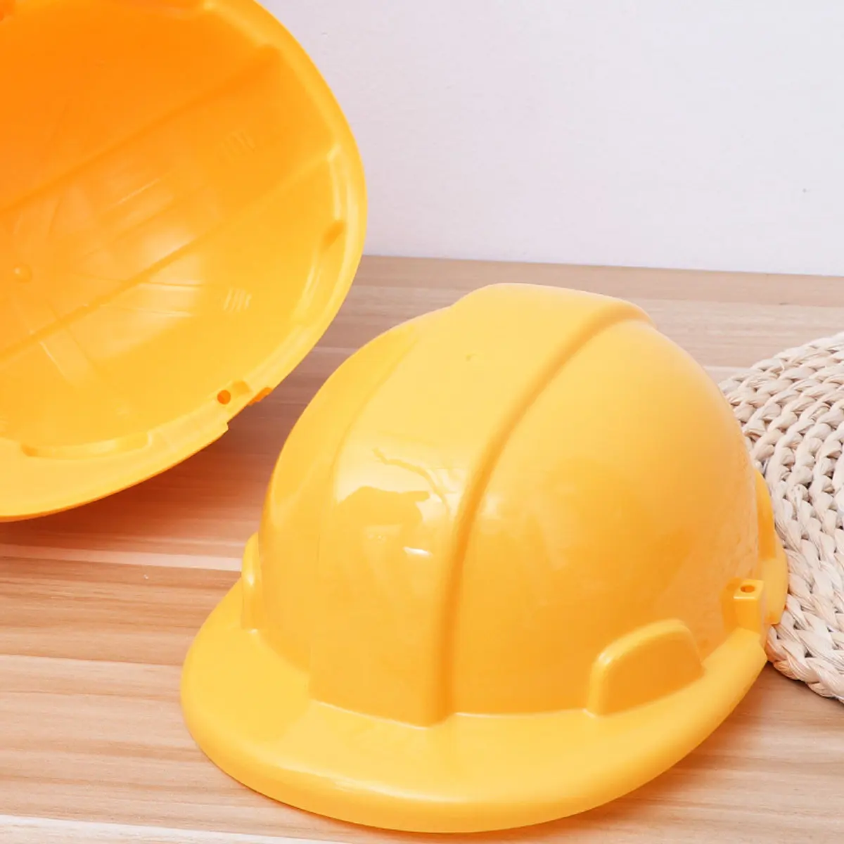 어린이를 위한 6Pcs 교육용 시뮬레이션 안전 세트 건설 현장 역할 놀이 엔지니어링 훈련 유치원 학습