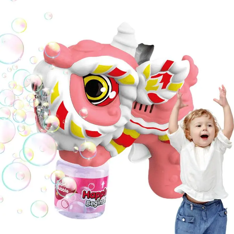 

New Year Bubble Machine Dance Lion Bubble Blower For Kids Electric Bubble Blower For Halloween Christmas Wedding Party Birthday