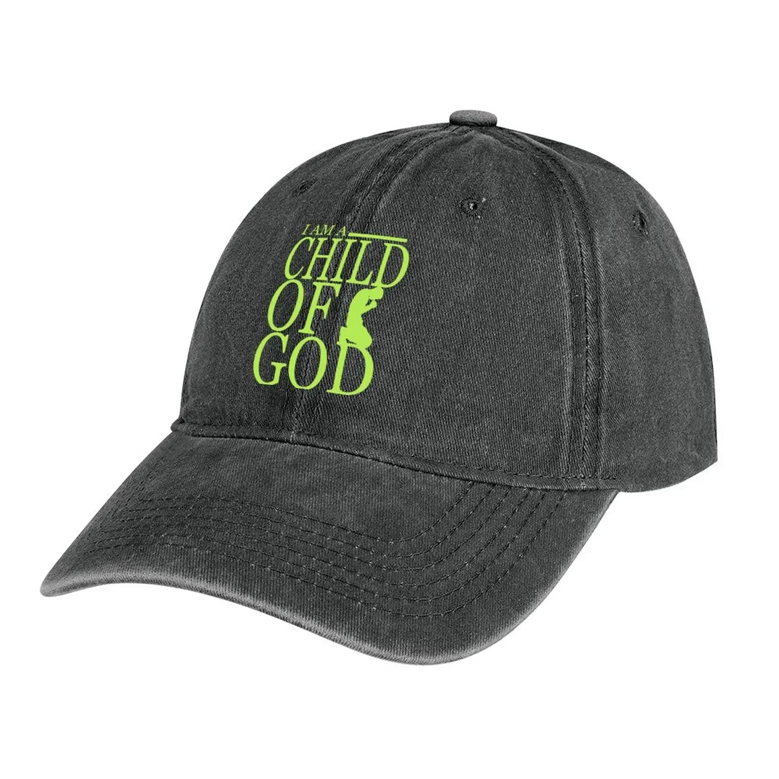 

I AM A CHILD OF GOD Cowboy Hat Hip Hop Kids Hat Sunhat Golf Women Beach Fashion Men's