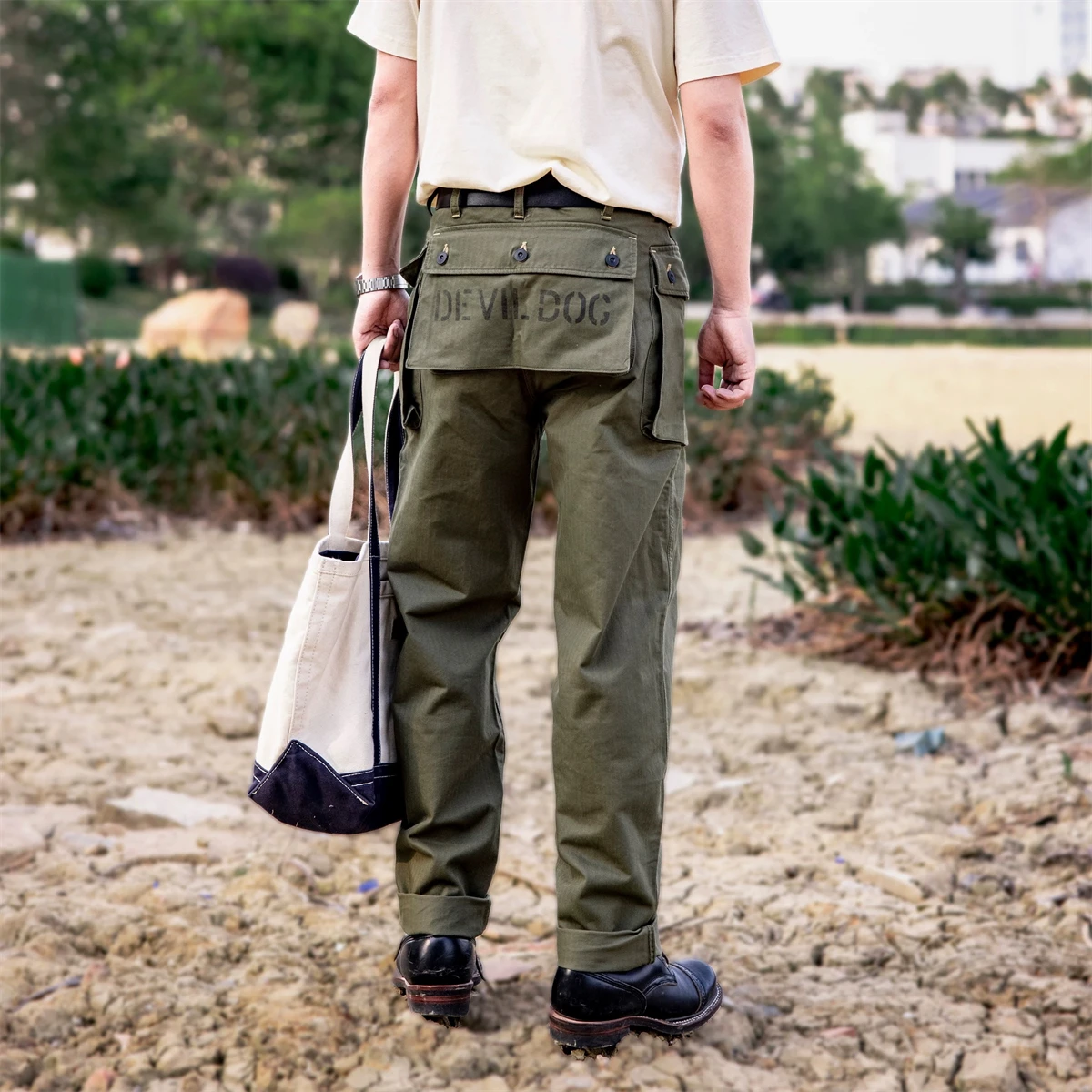 USMC P-44 HBT utility trousers モンキーパンツ COLIMBO/コリンボ 