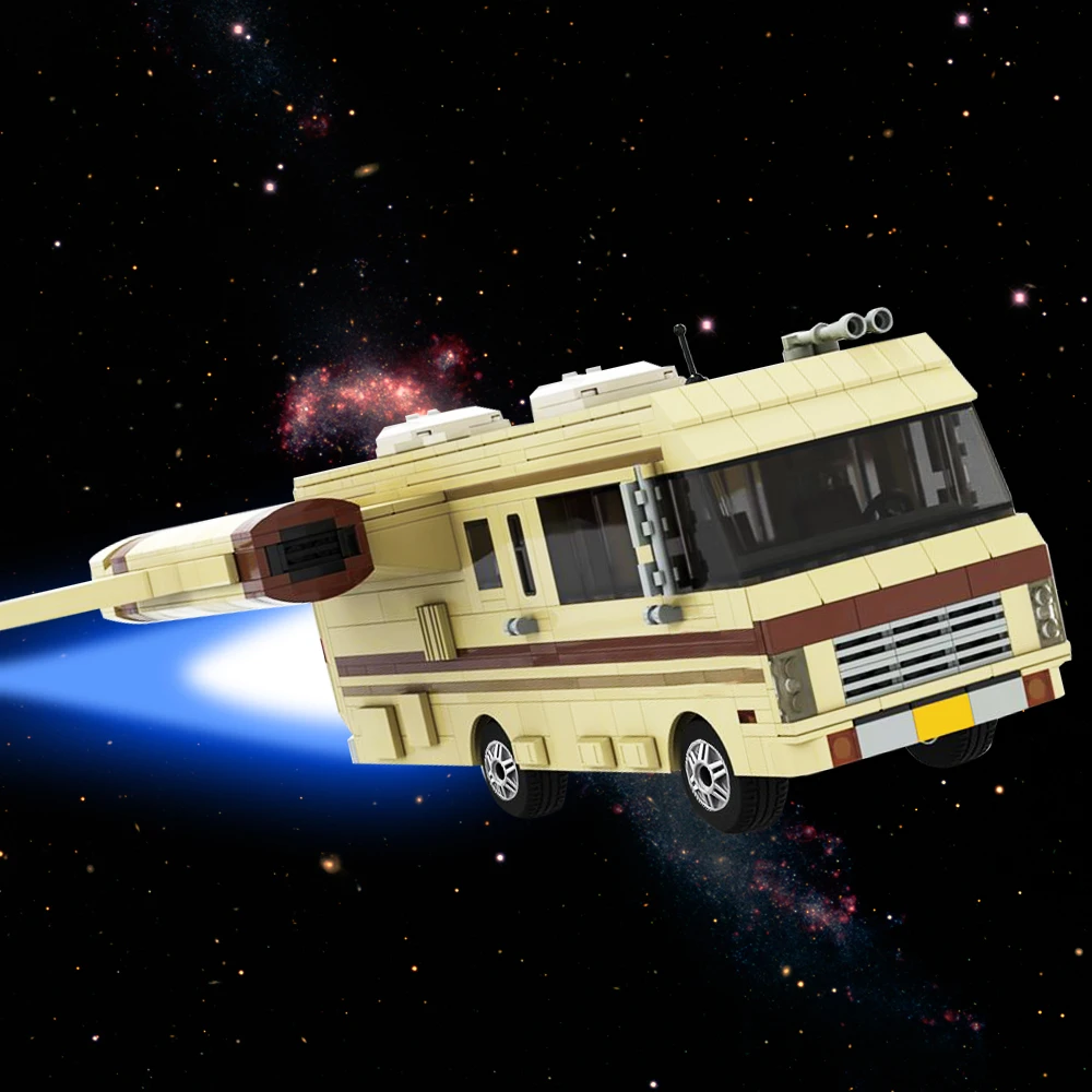 Gobricks Moc Interstellare Space Spaceballs Eagle-5 Astronave Building Block Set Captain Van Vehicle Brick Exploration Brick Toys