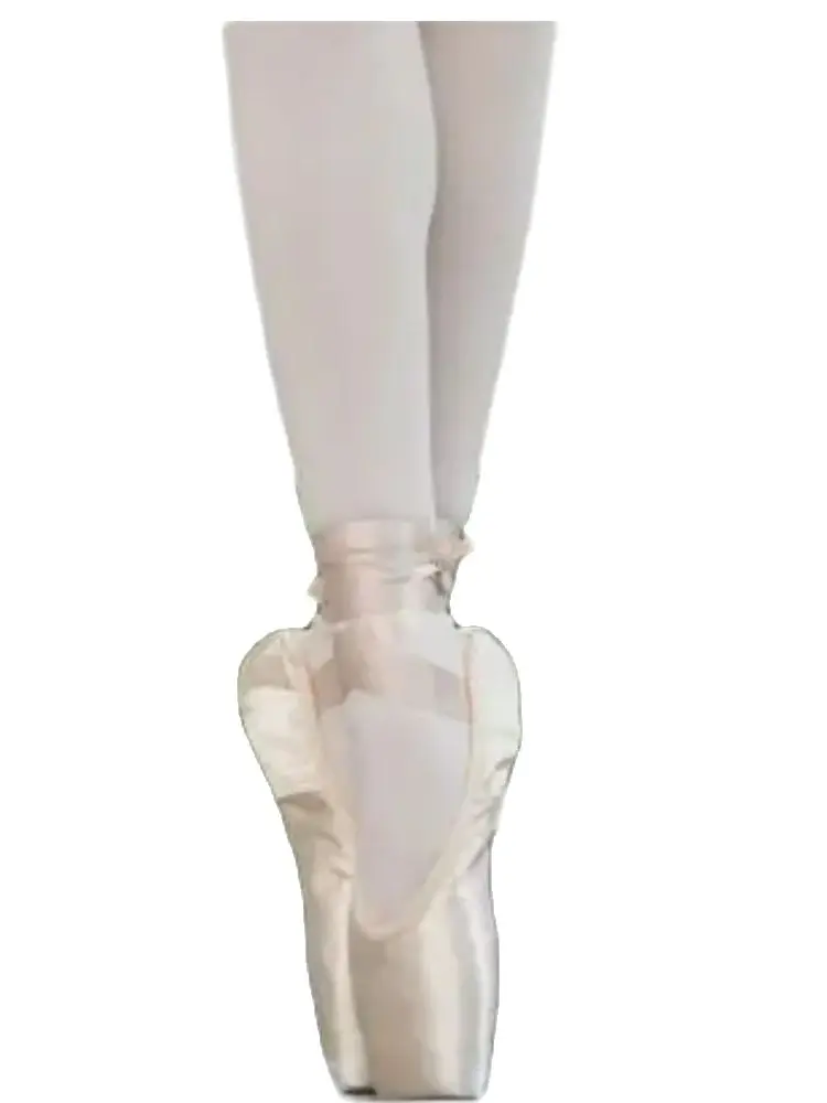 

1pair/lot Professional Ballet Pointe Shoes Girls Women Ladies Satin Ballet Shoes With Ribbons