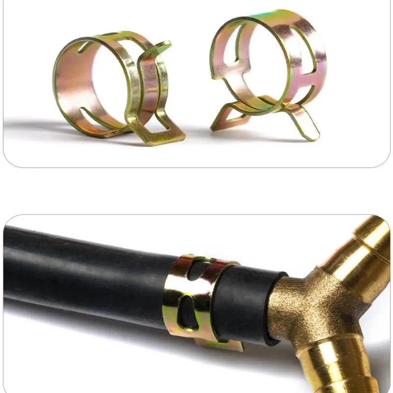 5mm 6mm 7mm 8mm 9mm Spring Clip Fuel Water Line Hose Pipe Air Tube Clamps Fastener