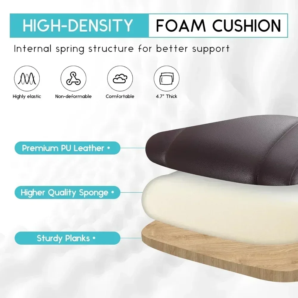 "ergonomic high-back desk chair: plush seat for large and tall executives with reclining feature"