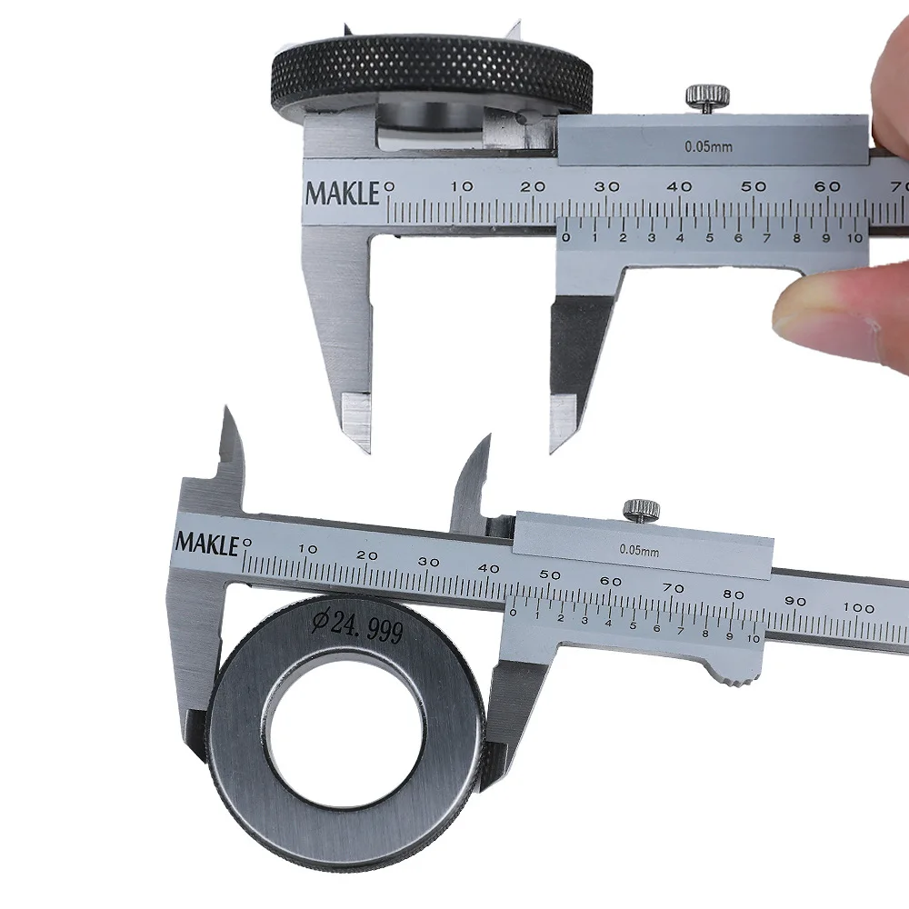 MAKLE 100MM 고품질 스테인리스 스틸 미니 버니어 캘리퍼스 휴대용 정밀 측정 도구
