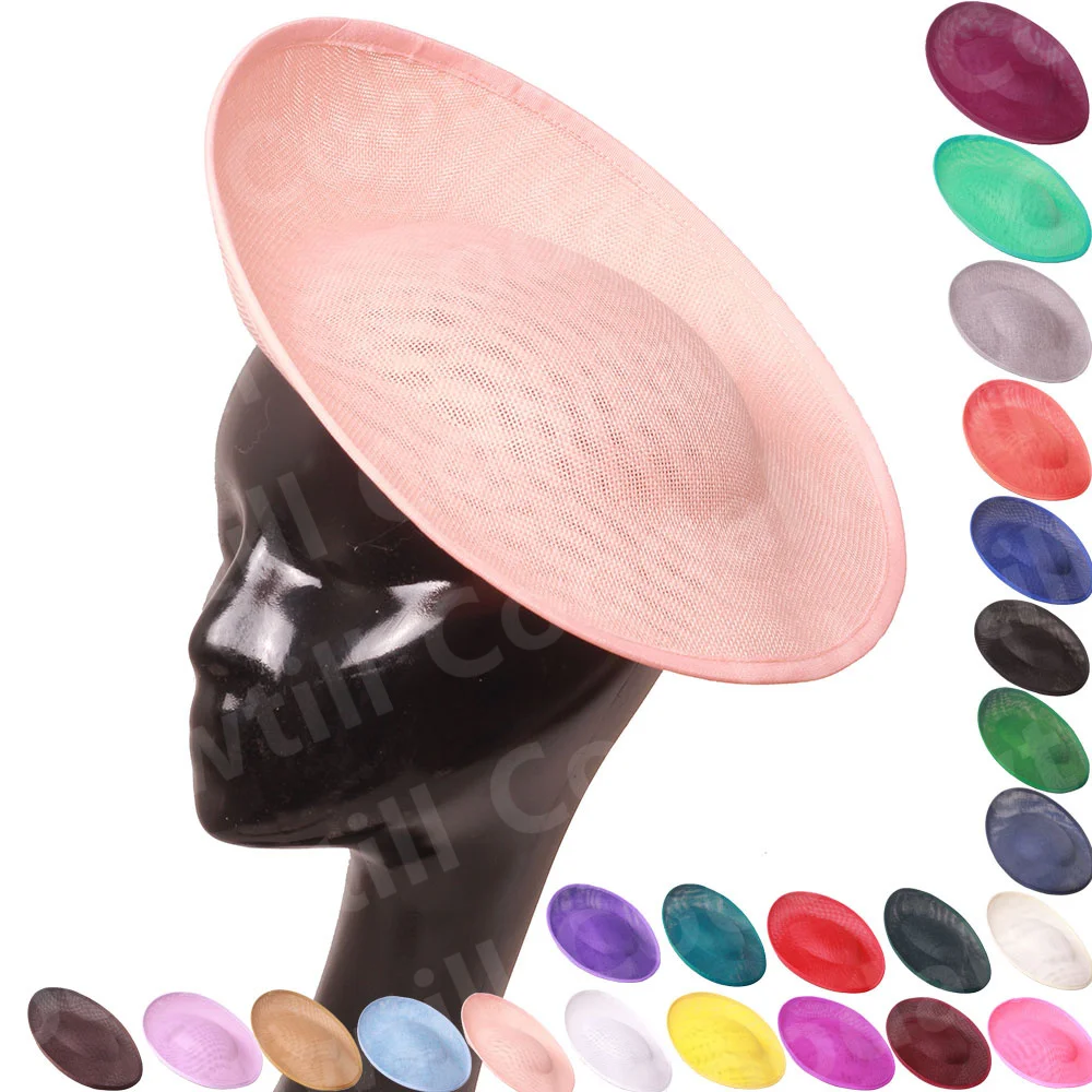 30CM Fascinator Basis Machen Für Frauen Hochzeit Fascinator Hut DIY Haar Zubehör Damen Derby Kopfschmuck Braut Mode Kappen – Detail 30