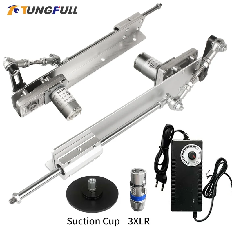 NEW Telescopic Linear Actuator DIY 12/24V Reciprocating Cycle Linear Push Pull Motor Reciprocating Cycle Mechanism 3XLR