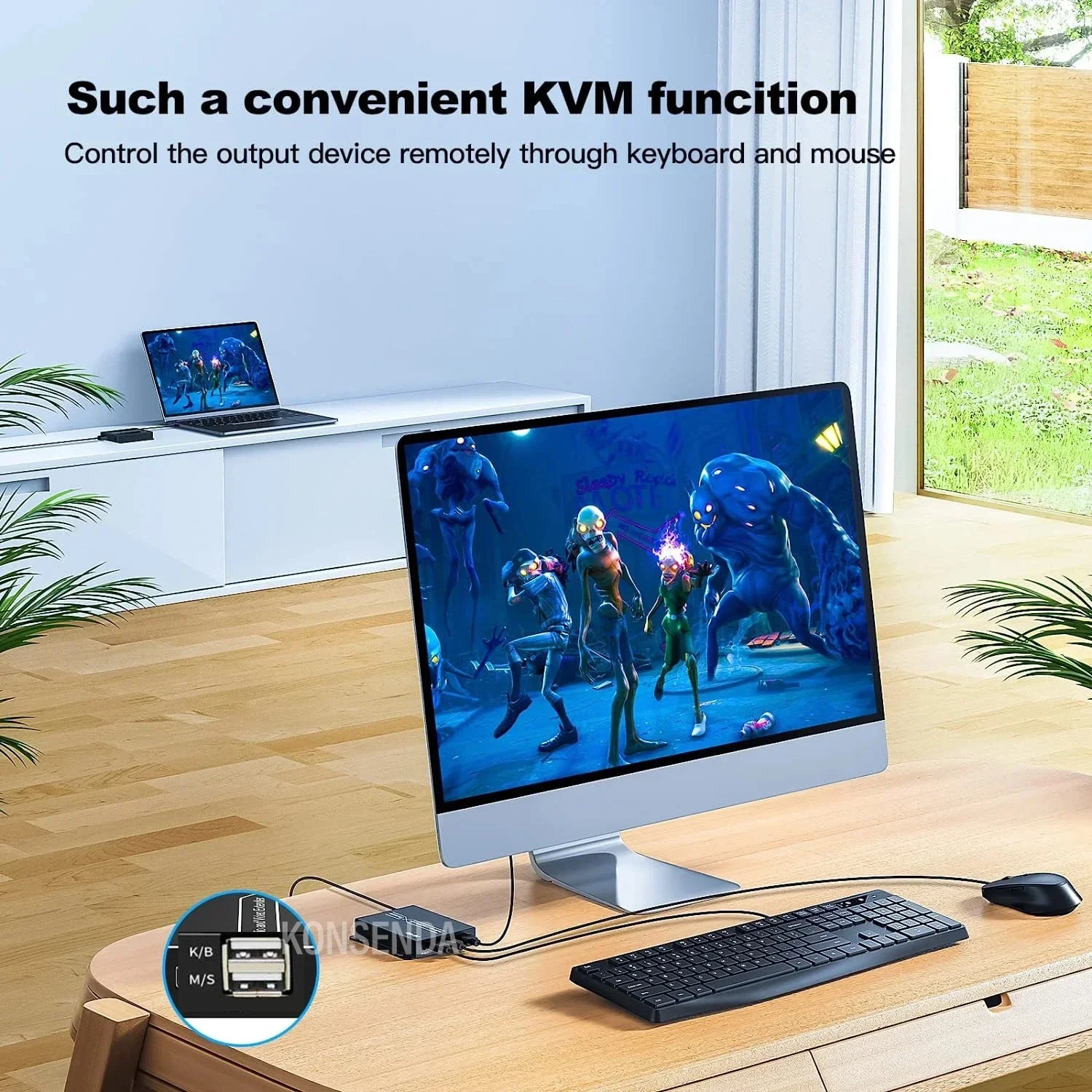60M HDMI KVM Extender over Cat5/6 Ethernet Cable 1080P HDMI USB KVM RJ45 LAN Extender Support Keyboard Mouse For PC NVR Monitor hdmi extender