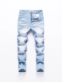 1PC Men's wide pants Brushed jeans Wide jeans Y2K New Rocks jeans buggy black hip-hop pants 1