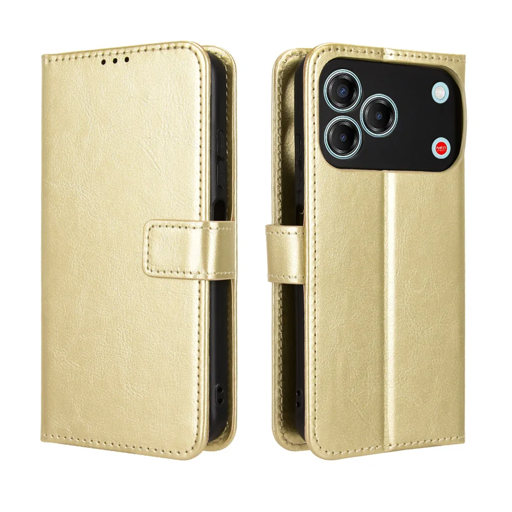 Luxurious Leather Book Cover Case with Card Stand Protection