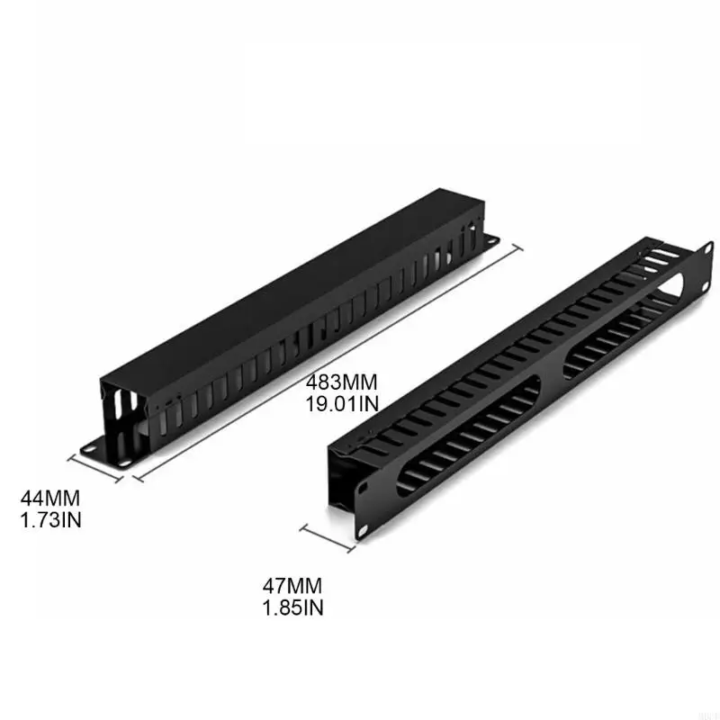 M6CF Modular Distribution Frame with 24 High Performance Gold-plated UTP CAT6A Keystone for Structured Cabling