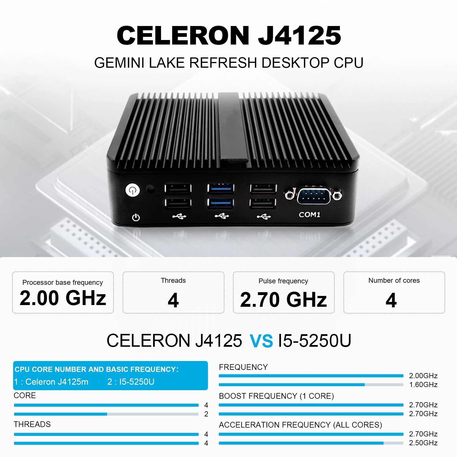 HYSTOU 4 × RJ45 Lan брандмауэр