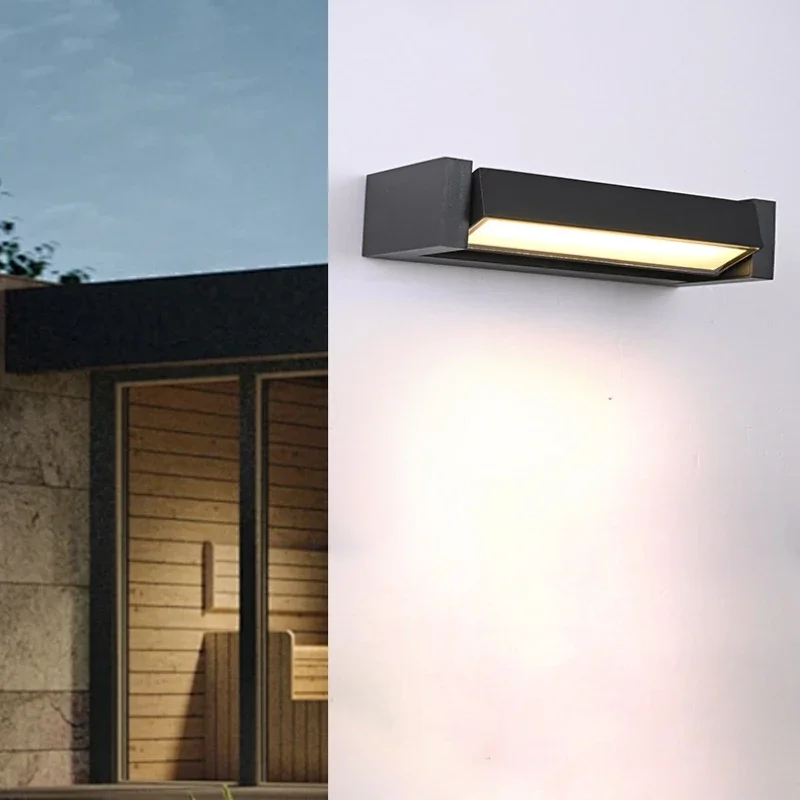 Outdoor LED Wall Sconce Waterproof Porch Light 2