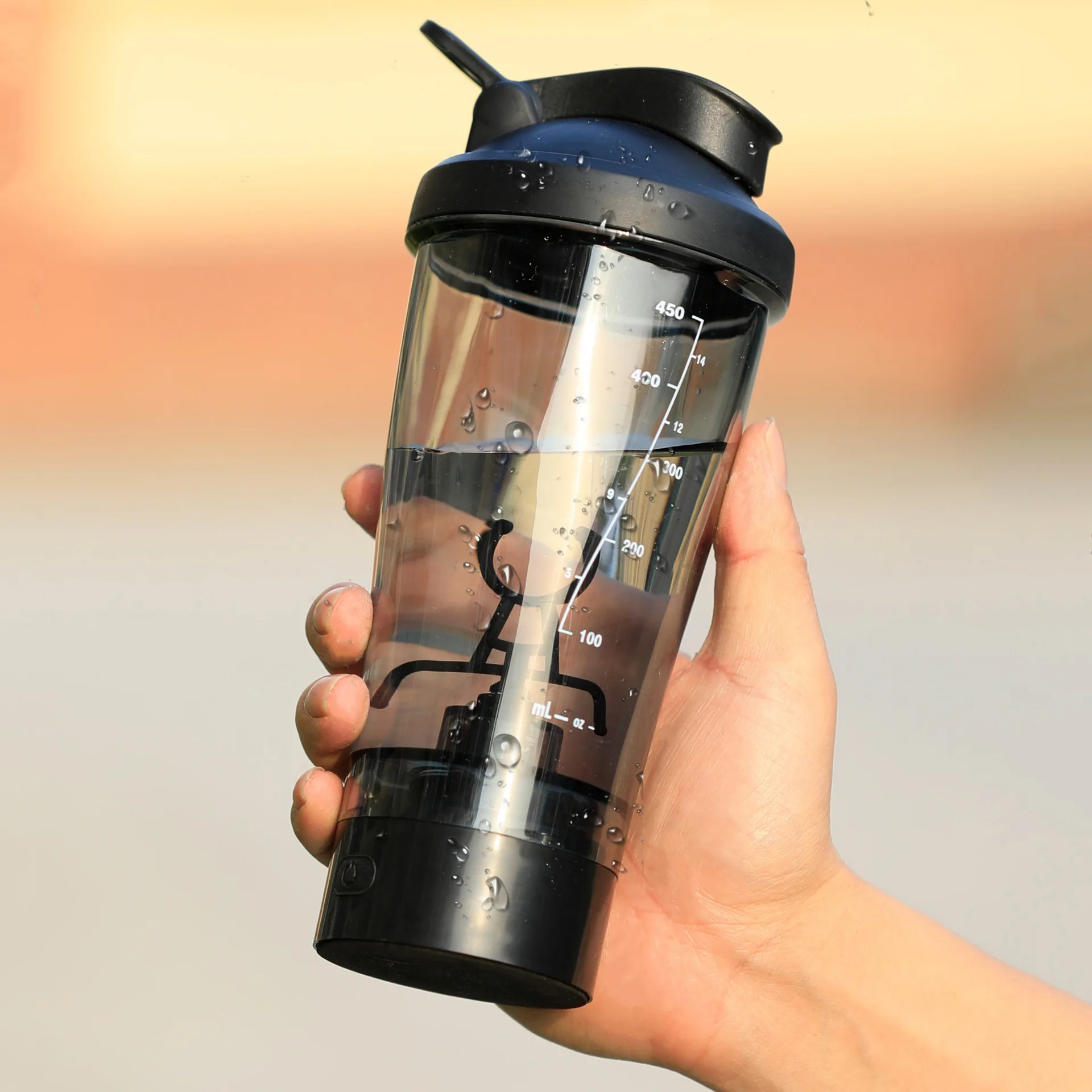 

Electric Protein Shaker Bottle Portable Mixer Cup USB Rechargeable Shaker Cups for Protein Shakes