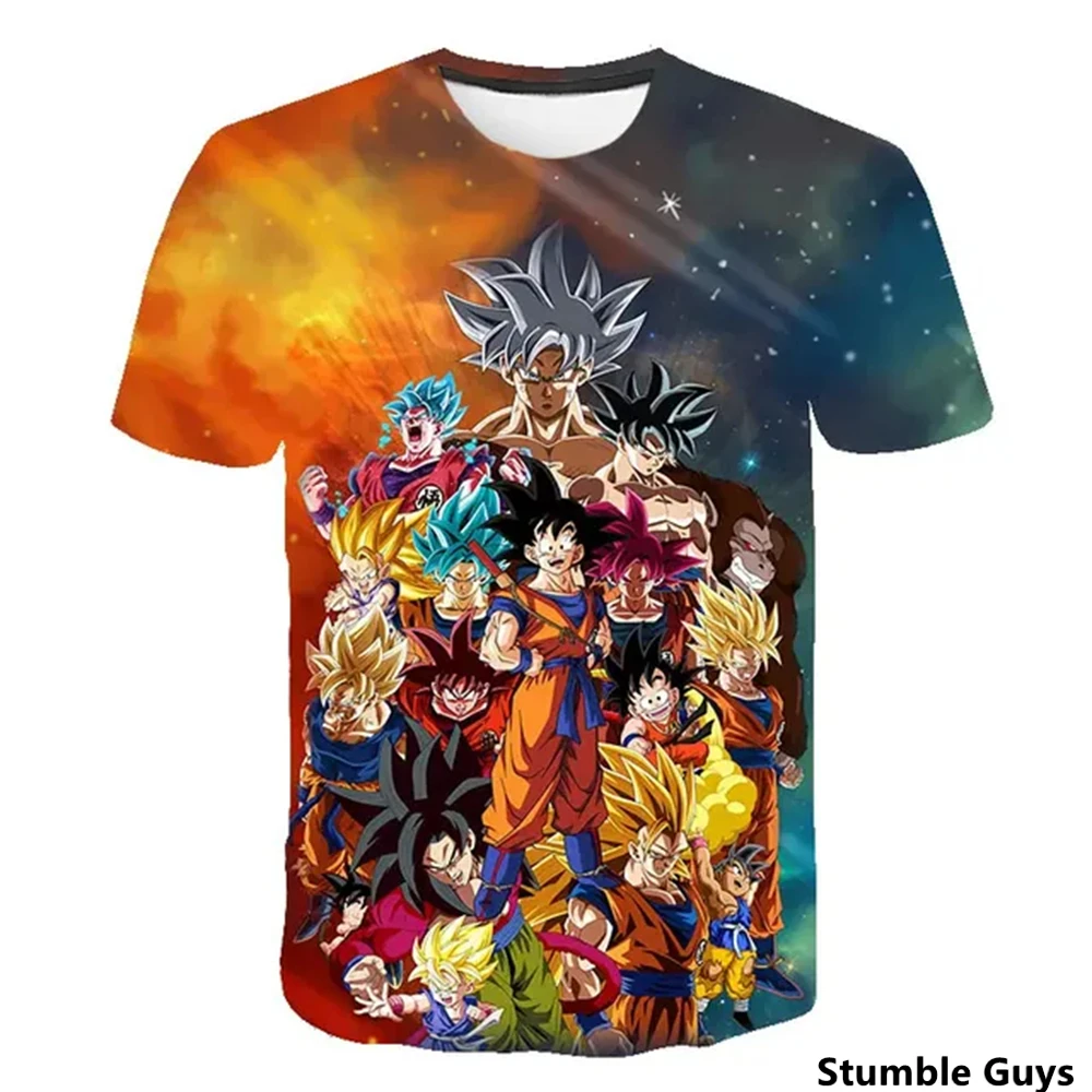 Camiseta Tirantes Anime Dragon Ball Z Goku - Manga 3D Para Hombre/Mujer, 100% Poliéster, Para Gimnasio Y Estilo
