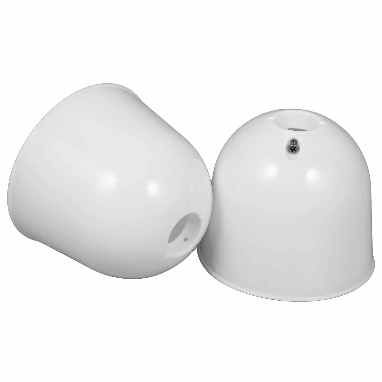 2 Pcs Ceiling Fan Accessories Cup Light Plastic Canopy Bell Shaped Shade Hanging Lamp Protectors Lighting Accessories