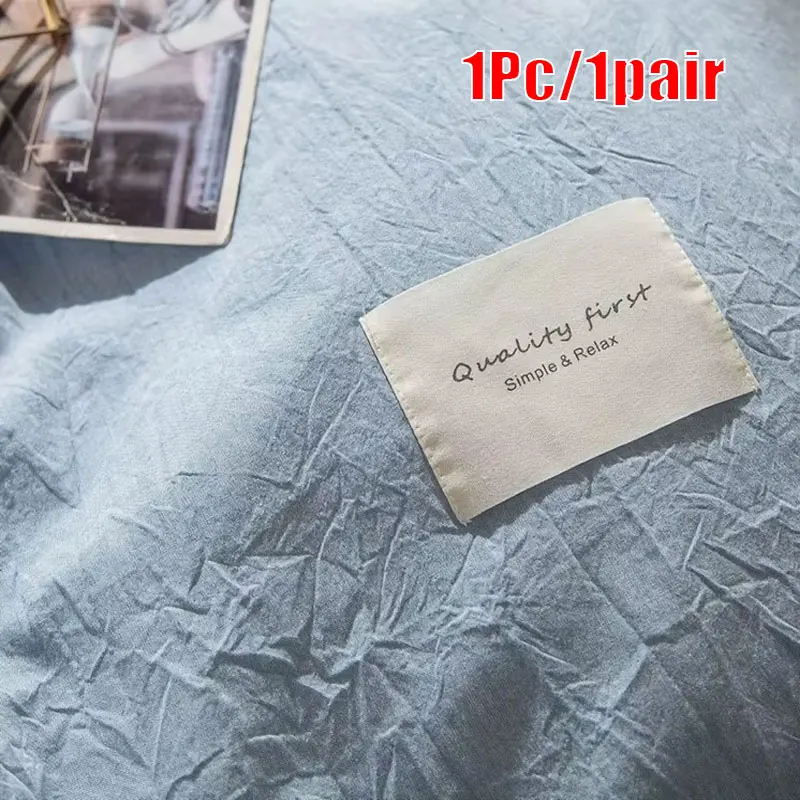 1pc/2pcs Luxurious 100% cotton Brushed Twill Weave Pillowcase, Envelope Closure, Soft Cozy Bed Pillow Cover, 48x74cm 5