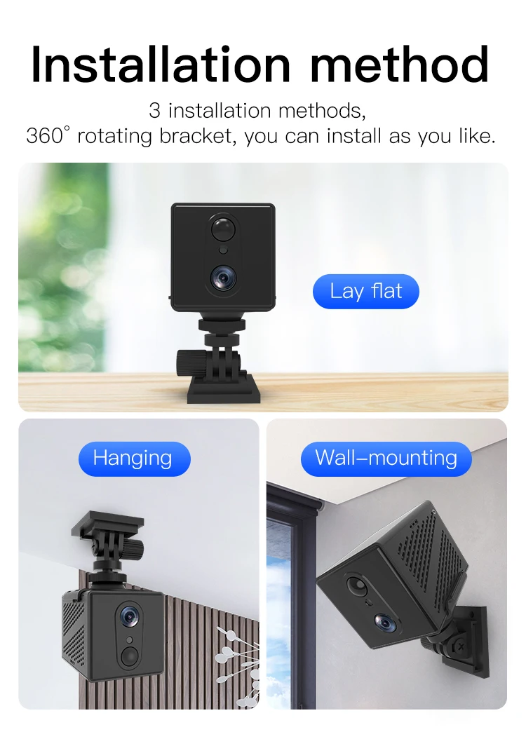 4G ̴ ī޶, 1080P HD  ũ Ʈ Ȩ IP ķ, 3000mAh  ͸,  ȣ  