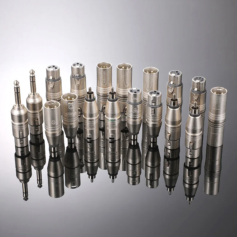 

3-core To 5-core XLR Male/Female Docking Plug Audio Conversion Plug Speaker RCA Male Balanced To Non-balanced Connector