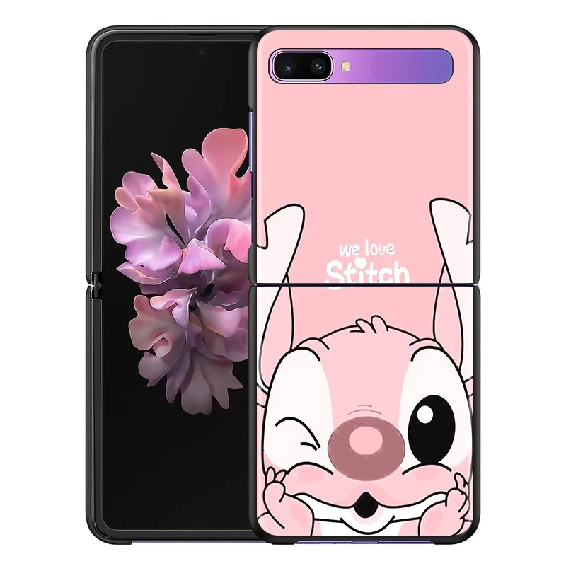 Shockproof fashion mobile hard shell Cover ilo Stitch For Samsung Galaxy Z Flip 3 5G Black Fundas Phone Case z flip3 cover