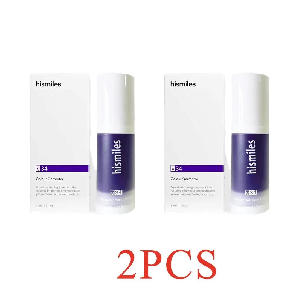 Tooth powder 30ml V34 SmileKit Purple Toothpaste Removes Tartar Clean Oral Hygiene Fresh Breath Whitening Teeth Care Products