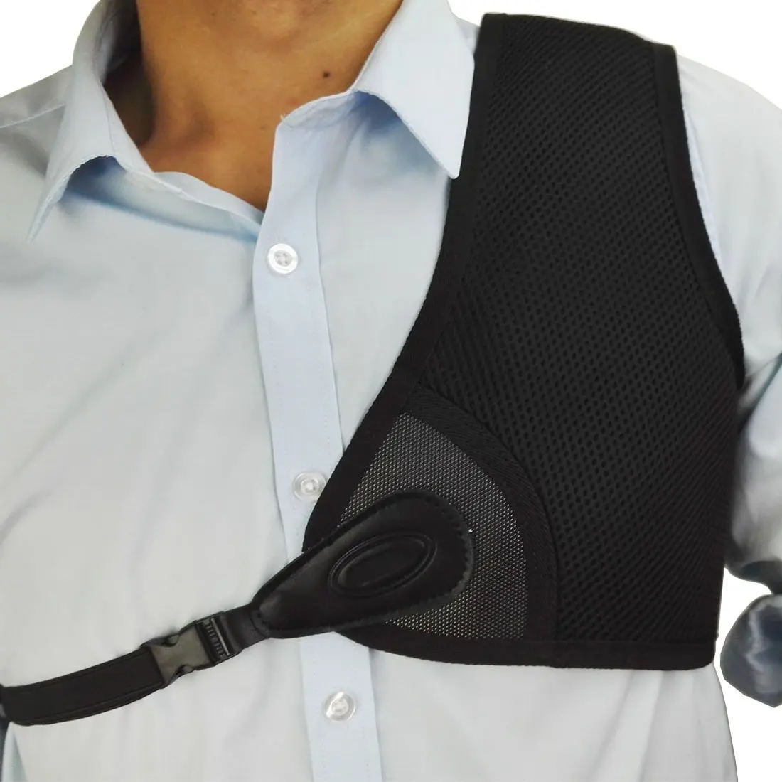 

Durable Archery Chest Protector Guard Nylon Shooting Hunting Tactical Chest Guard 1 Piece for Left Side and Right Hand