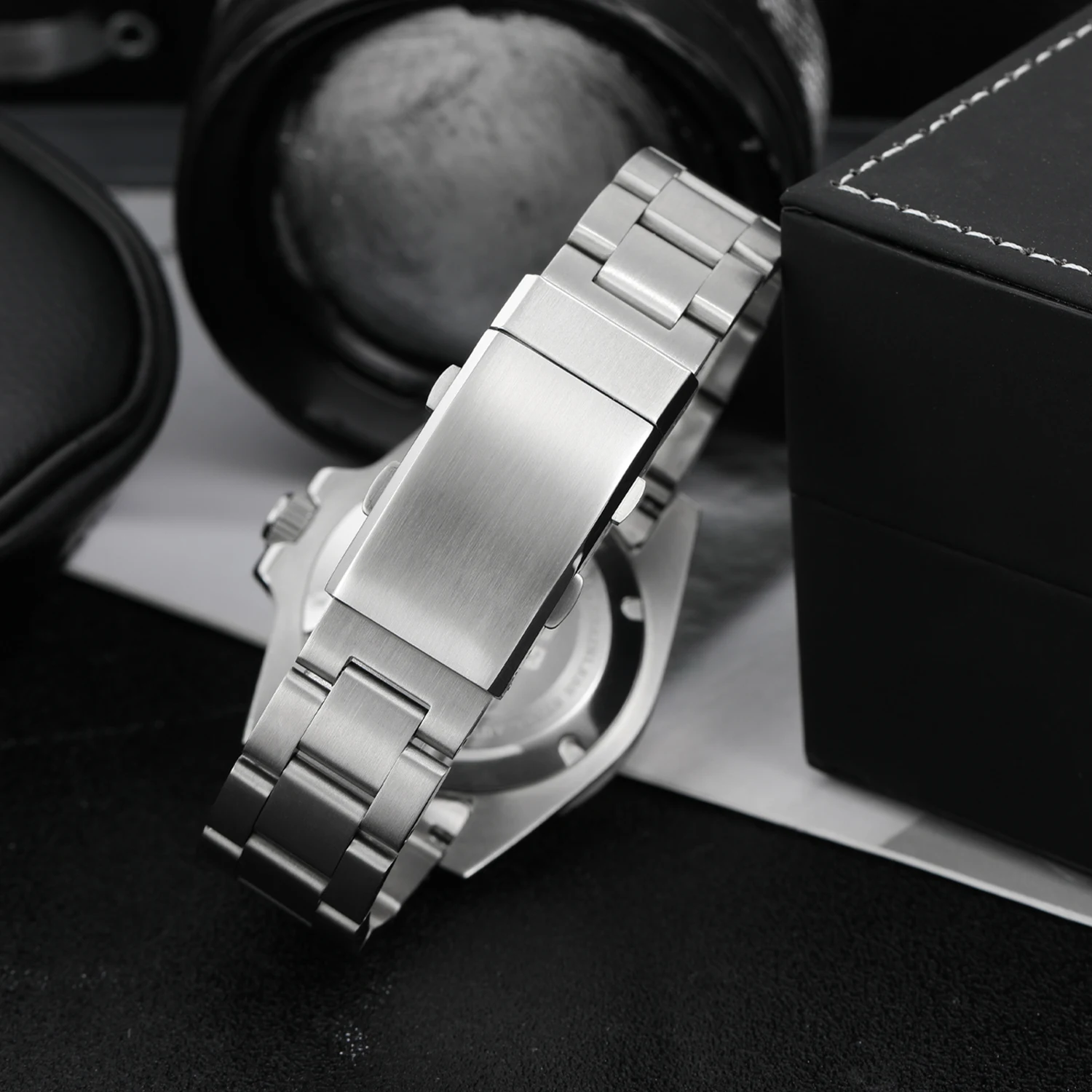 Premium Stainless Steel Watch Clasp Folding Buckle - Elegant Strap Accessory