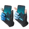 Summer Men's Fishing Gloves Anti-UV Cycling Women Two Finger Cut Male Touch Screen Angling Anti-Slip Breathable Fitness Gloves 2