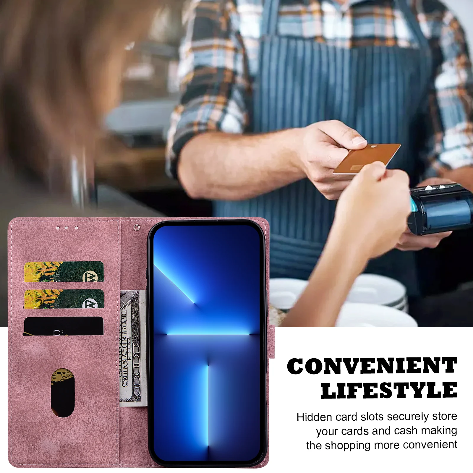 Magnetic Flip Leather Wallet Phone Case