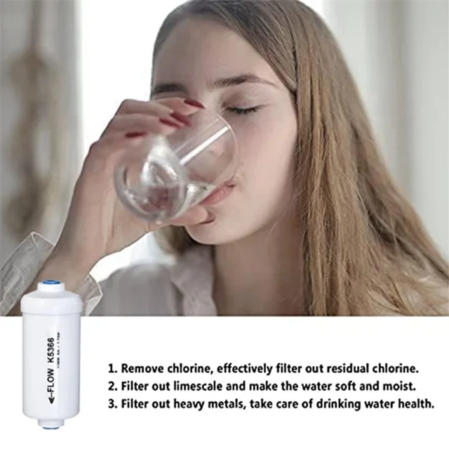 A01M 2 Pcs Replacement Fluoride Water Filter K5366 Compatible with Gravity Water Filtering System Purification Elements 5