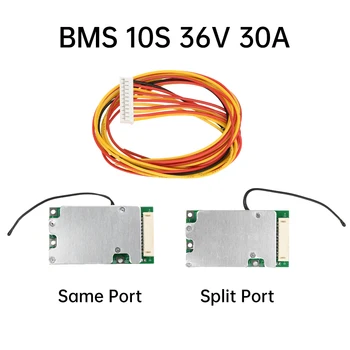 Scheda di Gestione Batteria agli Ioni di Litio BMS 10S 36V 30A con Funzione di Bilanciamento, Scheda di Gestione Batteria per Veicoli Elettrici