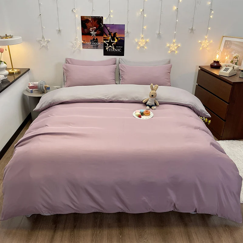 1 шт. пододеяльник однотонный окрашенный чехол nordica cama 150 размер Queen/King покрывало X