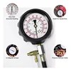 Fuel Pressure Tester Gauge Kit 140PSI Automotive Engine Injector Pump Test Motorcycle Gasoline Gas Injection Manometer Tool Set 5