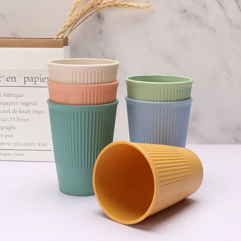 Wheat Straw Cups Water Cup Brushing Cup Household Drinking Water Drink Coffee