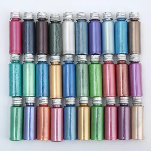126colors Natural Mica for Soap Colorful Pearlescent Powder Pigment Mica Nail Glitter Pearl Powder epoxy resin - Image 3