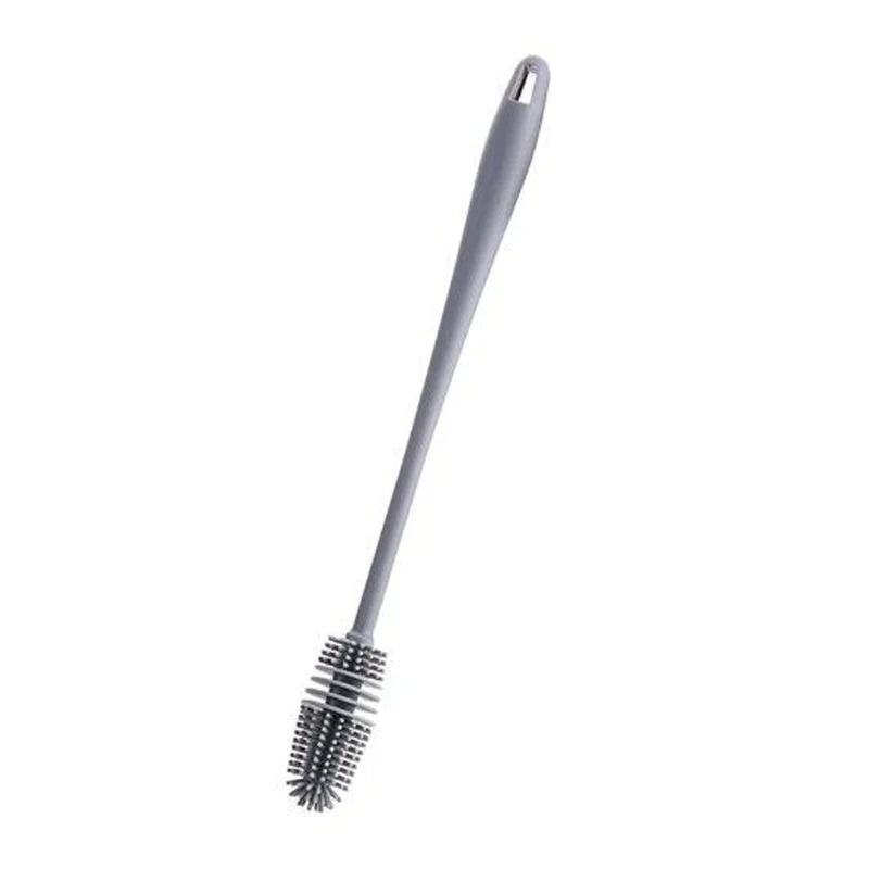 1PC Silicone Cup Brush Scrubber Glass Cleaner Kitchen Cleaning Tool Long Handle Drink Wineglass Bottle Glass Cup Cleaning Brush cleaning brush bottle cleaning brush bottle brush cleaning brush set