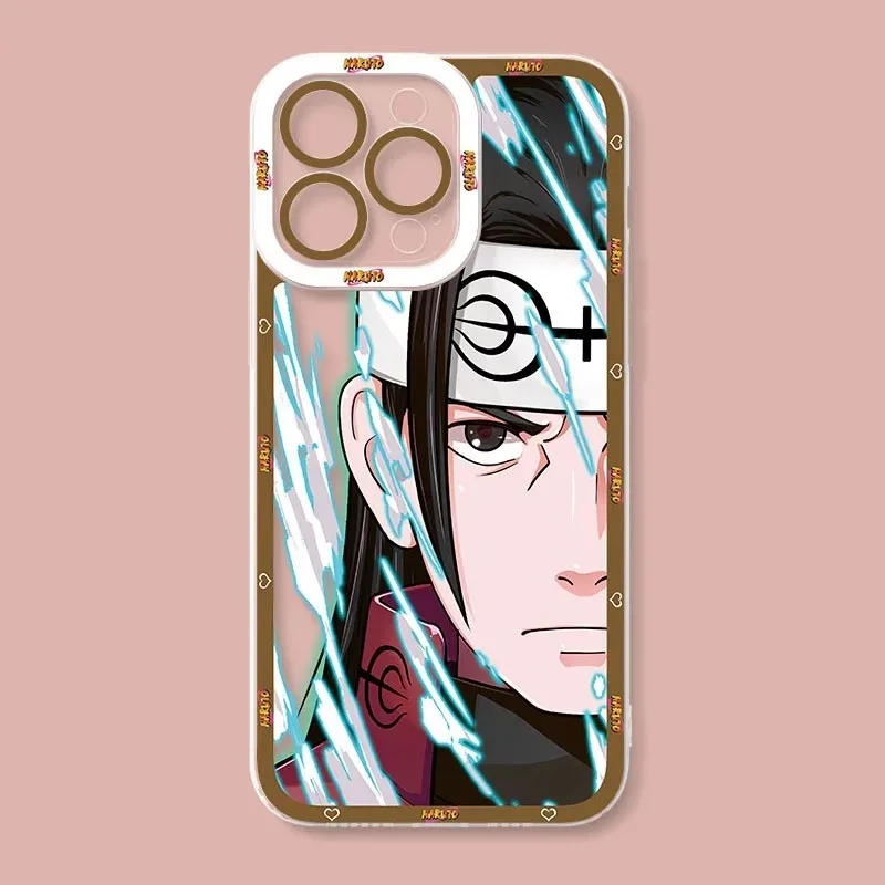 thumbnail image 1 of Funda de teléfono de lujo de Anime n-narutos para iPhone 15 14 Pro Max 13 12 Mini 11 Pro XR XS X 8 7 6 6S Plus SE 2020 Capa de silicona suave, 1 of 5