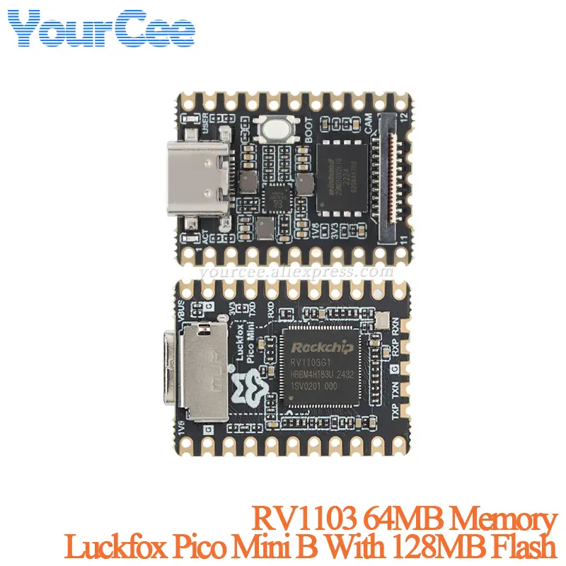 LuckFox Pico Pro/Mini/Plus/Max Linux Development Board RV1103 64MB RV1106 Memory Rockchip with Network Port image 4
