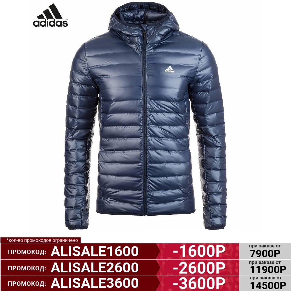 Men's Down Jacket Adidas, Varilite Hooded Down, Dx0785 - Down Coats -  AliExpress