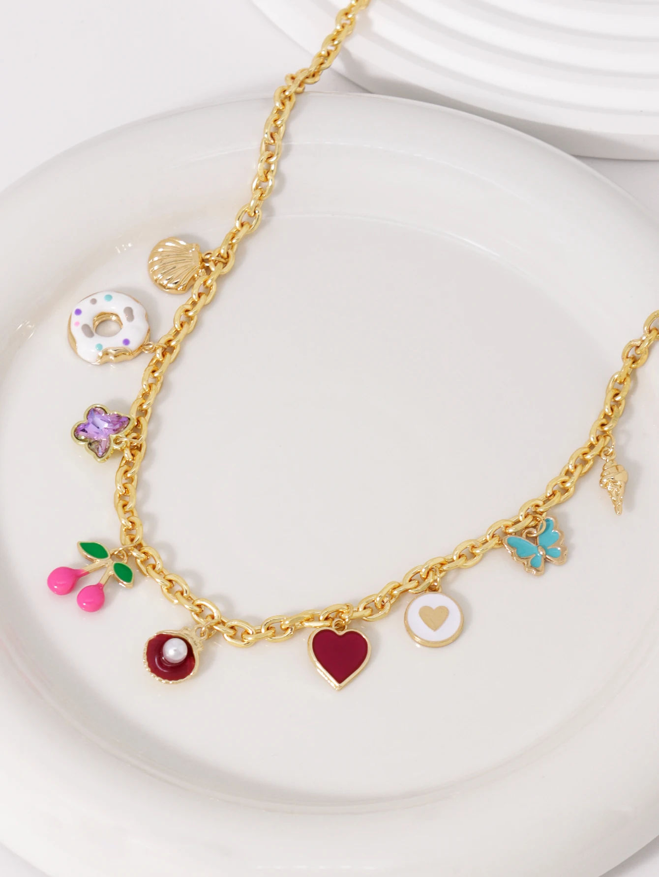 Colorful Enamel Jewelry for Women, Sweet Gift