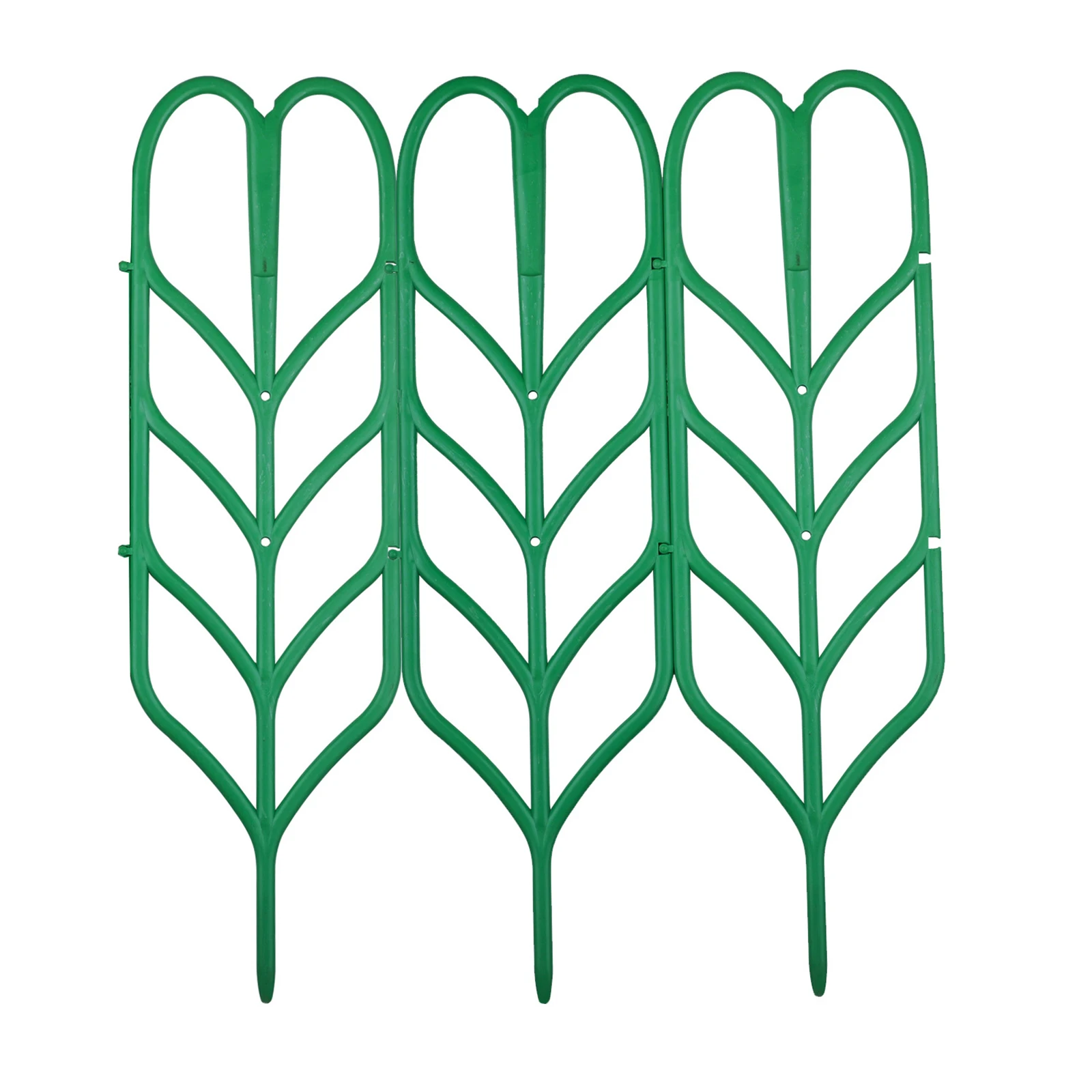 

3pcs Vining Flowers Patio Climbing Trellises Special Design with Durable and Practical Material Ideal for Jasmine Green Radi