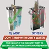 X3 Mop, Separates Dirty and Clean Water, 3-Chamber Design, Flat Mop and Bucket Set, Hands Free Home Floor 2