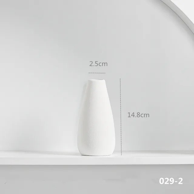 Egyszerű Kerámia Váza Étkezőasztal Dekorációk Esküvői Északi Otthoni Nappali - Image 5