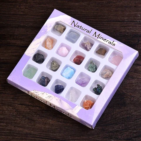 

Wholesale Natural Purple Box Rock Mineral Specimen irregularity Quartz Souvenir Fashion Energy Stone Collection Ornament Gifts