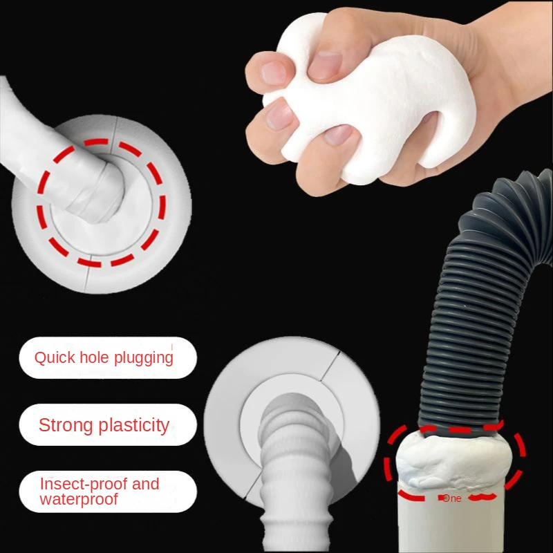 2PCS Sealing putty for air conditioning hole waterproof and insect proof putty for household wall patching hole waterproof sealant sealant paste