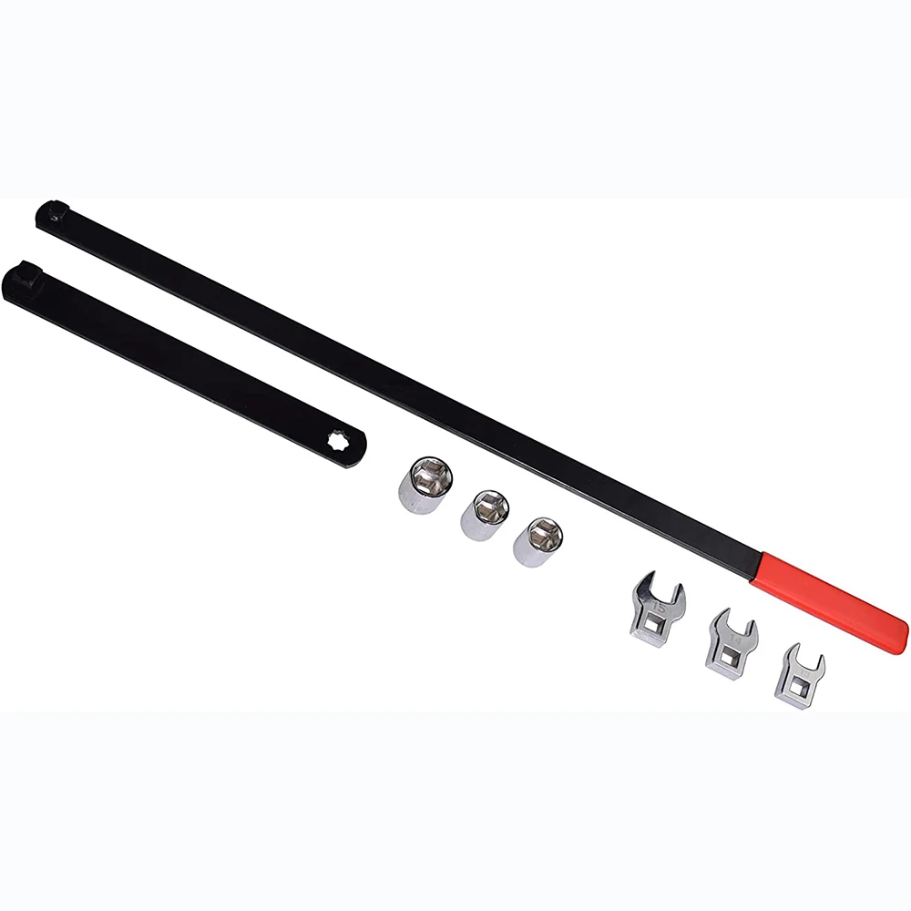 15 Piece Tool Kit LainKeen 15-Piece Ratcheting Serpentine Belt Tool Set - Belt Removal & Installation Kit With Wrenches & Sockets Automotive Repair Tool Set