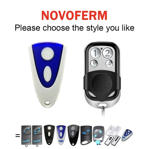 Vodool 3 PCS 차고 문 원격 제어 novaferm 노보트론 502 믹스 43-2 512 차고 문 오프너 504 MHz 롤링 코드 2