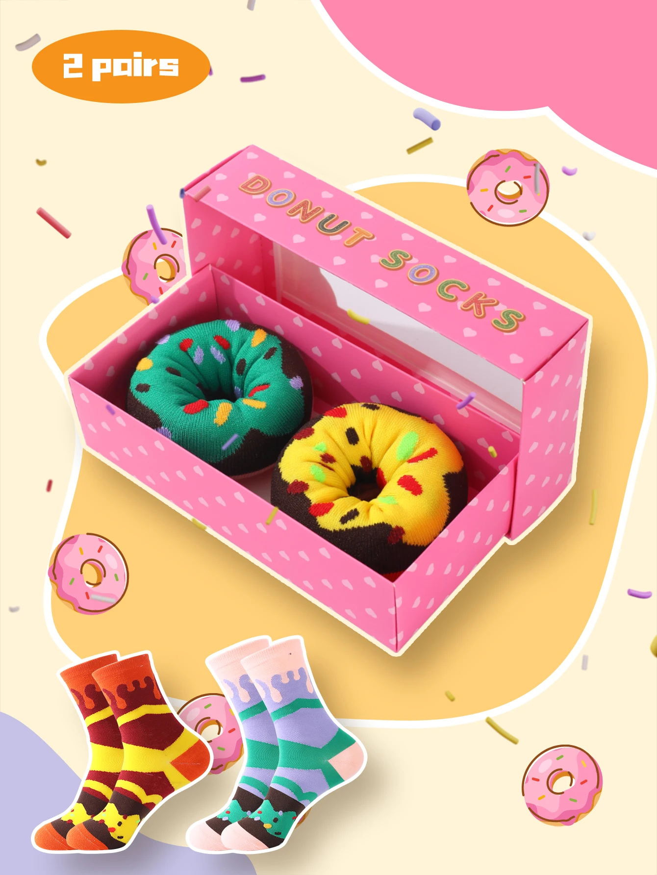 جوارب دونات للجنسين - Shop1103936483 Store