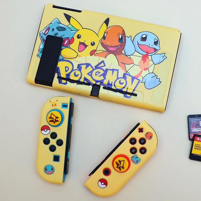 Nintendo Switch Pokemon Pikachu Yellow & Black Hard Pouch